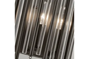 Vegglampe Kichler Piper Espresso/Krom - Espresso/Krom - Belysning - Innendørsbelysning & Lamper - Soveromslampe - Sengelamper - Sengelampe vegg