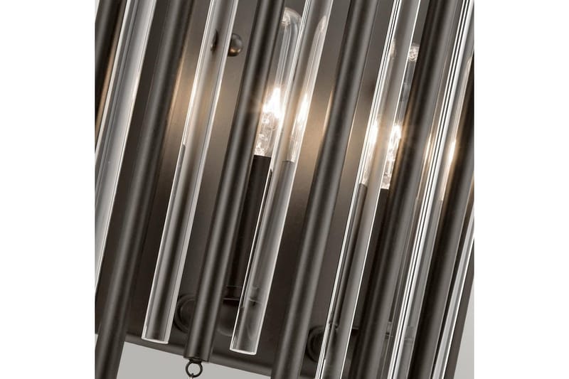 Vegglampe Kichler Piper Espresso/Krom - Espresso/Krom - Belysning - Innendørsbelysning & Lamper - Soveromslampe - Sengelamper - Sengelampe vegg