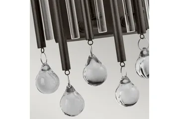 Vegglampe Kichler Piper Espresso/Krom - Espresso/Krom - Belysning - Innendørsbelysning & Lamper - Soveromslampe - Sengelamper - Sengelampe vegg