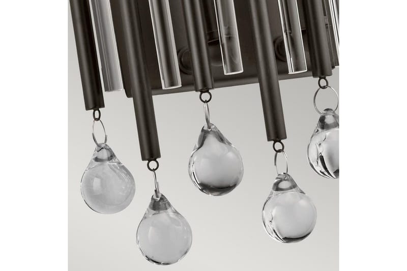 Vegglampe Kichler Piper Espresso/Krom - Espresso/Krom - Belysning - Innendørsbelysning & Lamper - Soveromslampe - Sengelamper - Sengelampe vegg