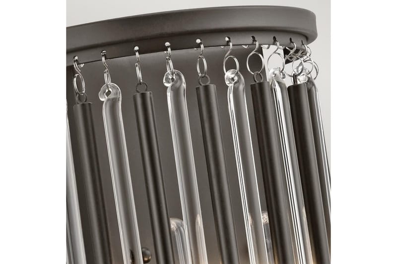 Vegglampe Kichler Piper Espresso/Krom - Espresso/Krom - Belysning - Innendørsbelysning & Lamper - Soveromslampe - Sengelamper - Sengelampe vegg