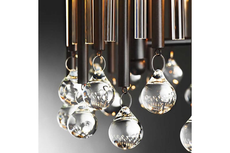 Vegglampe Kichler Piper Espresso/Krom - Espresso/Krom - Belysning - Innendørsbelysning & Lamper - Soveromslampe - Sengelamper - Sengelampe vegg