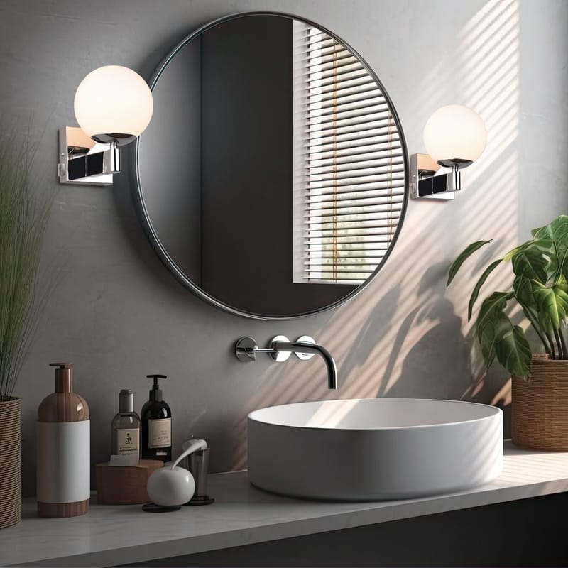 Vegglampe Kula - Krom - Belysning - Innendørsbelysning & Lamper - Soveromslampe - Sengelamper - Sengelampe vegg