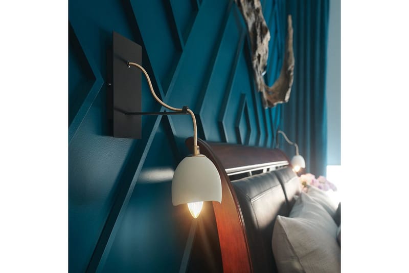 Vegglampe Lisa McDennon by Hinkley Nula - Belysning - Innendørsbelysning & Lamper - Soveromslampe - Sengelamper - Sengelampe vegg