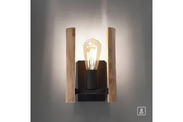 Vegglampe Log - 15x25x17 cm - Belysning - Innendørsbelysning & Lamper - Soveromslampe - Sengelamper - Sengelampe vegg