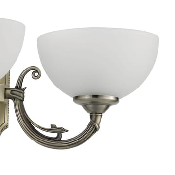 Vegglampe Savoy med 2 lamper - 41 cm - Belysning - Innendørsbelysning & Lamper - Soveromslampe - Sengelamper - Sengelampe vegg