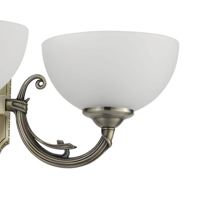 Vegglampe Savoy med 2 lamper - 41 cm - Belysning - Innendørsbelysning & Lamper - Soveromslampe - Sengelamper - Sengelampe vegg