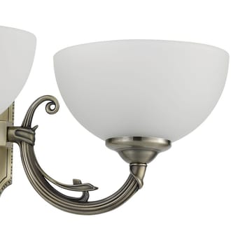 Vegglampe Savoy med 2 lamper - 41 cm - Belysning - Innendørsbelysning & Lamper - Soveromslampe - Sengelamper - Sengelampe vegg