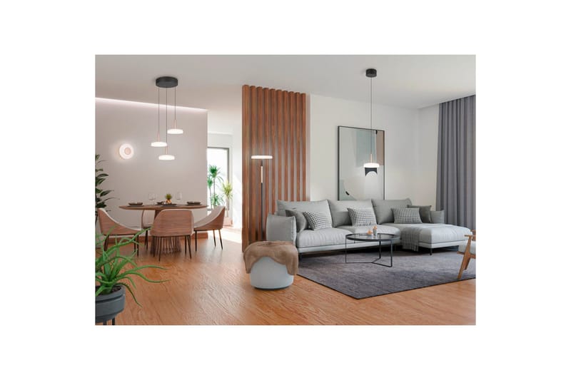 Vegglampe TRIO Celeste Matt svart/hvit/kaffebrun - Matt svart/hvit/kaffebrun - Belysning - Innendørsbelysning & Lamper - Soveromslampe - Sengelamper - Sengelampe vegg