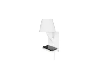 Vegglampe TRIO Comfort Matt hvit - Matt hvit - Belysning - Innendørsbelysning & Lamper - Soveromslampe - Sengelamper - Sengelampe vegg