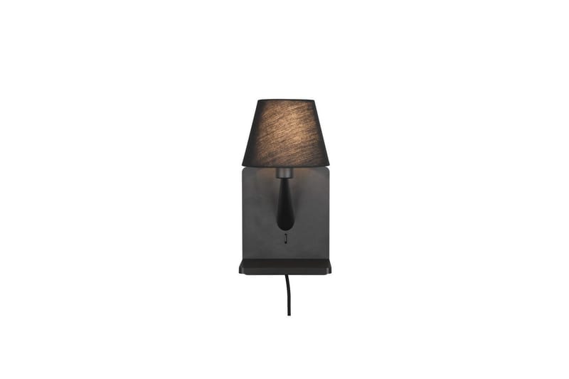 Vegglampe TRIO Comfort Matt svart - Matt svart - Belysning - Innendørsbelysning & Lamper - Soveromslampe - Sengelamper - Sengelampe vegg