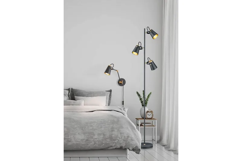 Vegglampe TRIO Edward - Belysning - Innendørsbelysning & Lamper - Soveromslampe - Sengelamper - Sengelampe vegg