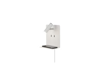 Vegglampe TRIO Element Matt hvit - Matt hvit - Belysning - Innendørsbelysning & Lamper - Soveromslampe - Sengelamper - Sengelampe vegg