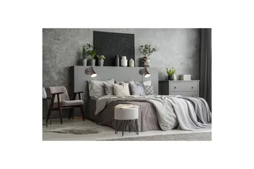 Vegglampe TRIO Enzo Matt svart - Matt svart - Belysning - Innendørsbelysning & Lamper - Soveromslampe - Sengelamper - Sengelampe vegg