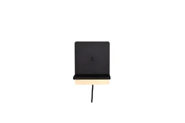 Vegglampe TRIO Fairfield Matt svart - Matt svart - Belysning - Innendørsbelysning & Lamper - Soveromslampe - Sengelamper - Sengelampe vegg