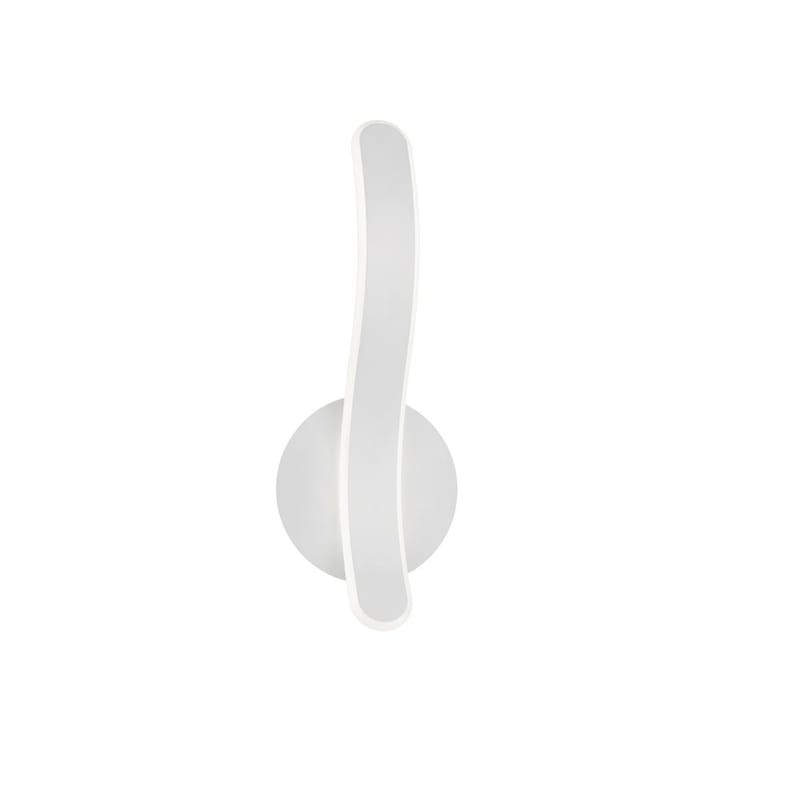 Vegglampe Parma, Matt hvit