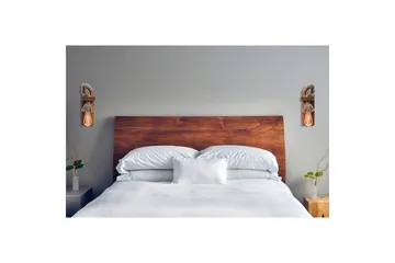 Vegglampesett (2 deler) Giuseppe Duo Brun / Gull - Brun/Gull - Belysning - Innendørsbelysning & Lamper - Soveromslampe - Sengelamper - Sengelampe vegg