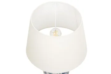 Virhal Bordlampe 54 cm E27 - Hvit/Blå - Belysning - Innendørsbelysning & Lamper - Soveromslampe - Sengelamper - Nattbordslampe stående