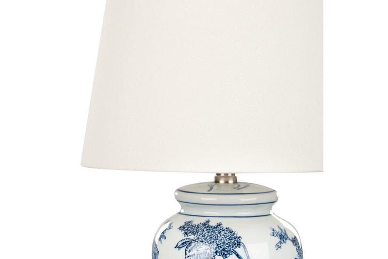 Virhal Bordlampe 54 cm E27 - Hvit/Blå - Belysning - Innendørsbelysning & Lamper - Soveromslampe - Sengelamper - Nattbordslampe stående