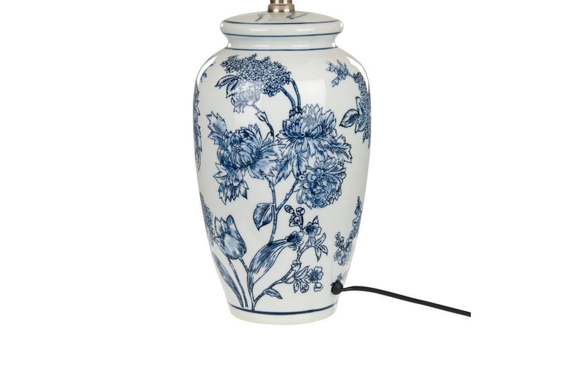 Virhal Bordlampe 54 cm E27 - Hvit/Blå - Belysning - Innendørsbelysning & Lamper - Soveromslampe - Sengelamper - Nattbordslampe stående