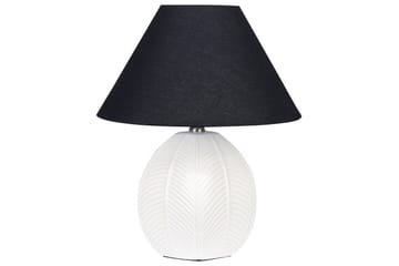Zakel Bordlampe 42 cm E27 - Kremhvit/Svart - Belysning - Innendørsbelysning & Lamper - Soveromslampe - Sengelamper - Nattbordslampe stående