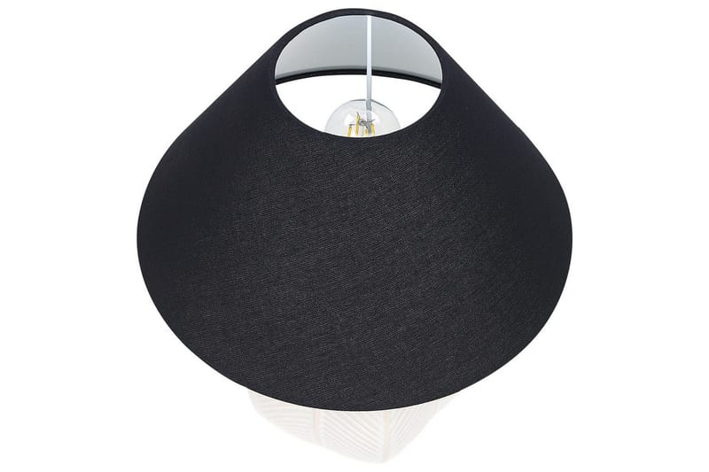 Zakel Bordlampe 42 cm E27 - Kremhvit/Svart - Belysning - Innendørsbelysning & Lamper - Soveromslampe - Sengelamper - Nattbordslampe stående