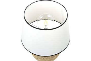 Zannone Bordlampe 46 cm E27 - Lyst tre/Hvit - Belysning - Innendørsbelysning & Lamper - Soveromslampe - Sengelamper - Nattbordslampe stående