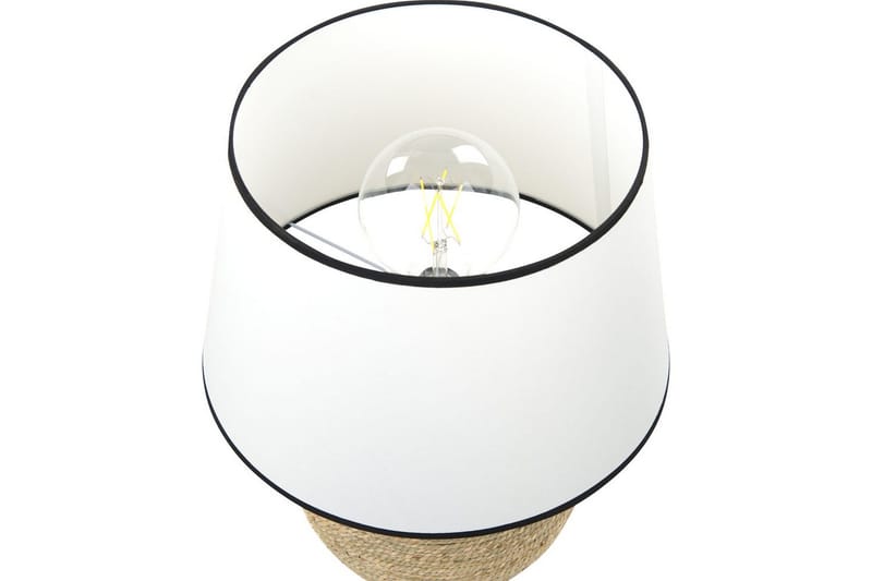 Zannone Bordlampe 46 cm E27 - Lyst tre/Hvit - Belysning - Innendørsbelysning & Lamper - Soveromslampe - Sengelamper - Nattbordslampe stående