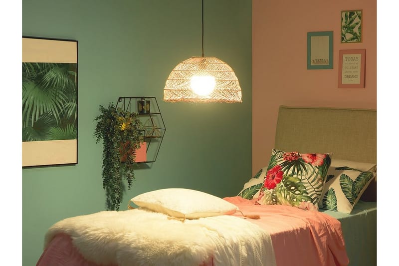 Taklampe Selenge 40 cm - Brun - Taklampe soverom - Kjøkkenlampe & taklampe kjøkken - Lamper gang - Vinduslampe - Pendellamper & Hengelamper - Taklampe stue - Vinduslampe hengende - Taklampe