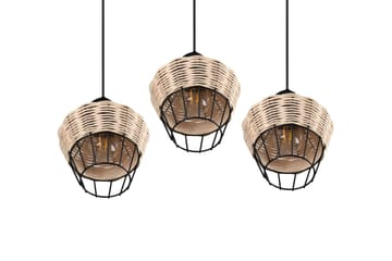 Borka Pendellampe 3 Lamper E27 Rotting - Trio Lighting - Belysning - Innendørsbelysning & Lamper - Soveromslampe - Taklampe soverom