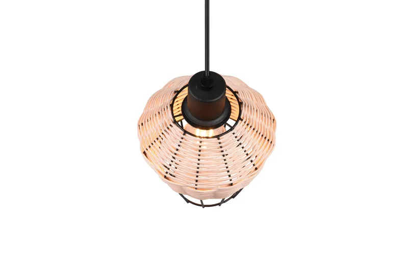 Borka Pendellampe 1 Lampe 17,5 cm E27 Rotting - Trio Lighting - Belysning - Innendørsbelysning & Lamper - Soveromslampe - Taklampe soverom
