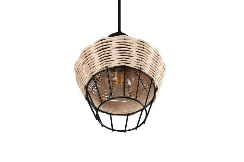 Borka Pendellampe 1 Lampe 17,5 cm E27 Rotting - Trio Lighting - Belysning - Innendørsbelysning & Lamper - Soveromslampe - Taklampe soverom