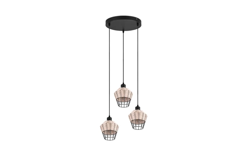 Borka Pendellampe 3 Lamper E27 Rotting - Trio Lighting - Belysning - Innendørsbelysning & Lamper - Soveromslampe - Taklampe soverom