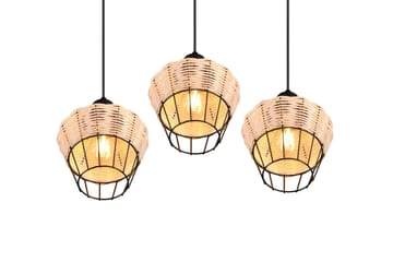 Borka Pendellampe 3 Lamper E27 Rotting - Trio Lighting - Belysning - Innendørsbelysning & Lamper - Soveromslampe - Taklampe soverom