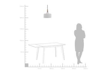 Burano Taklampe 24 cm - Hvit - Belysning - Innendørsbelysning & Lamper - Soveromslampe - Taklampe soverom