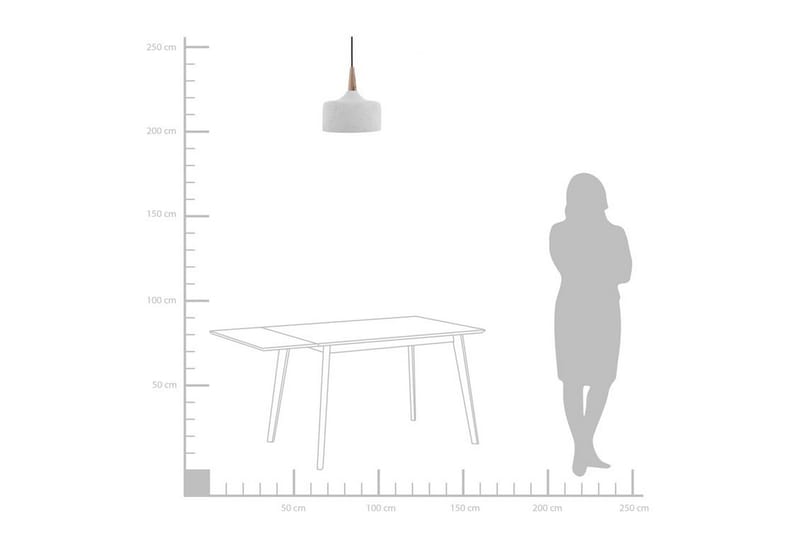 Burano Taklampe 24 cm - Hvit - Belysning - Innendørsbelysning & Lamper - Soveromslampe - Taklampe soverom