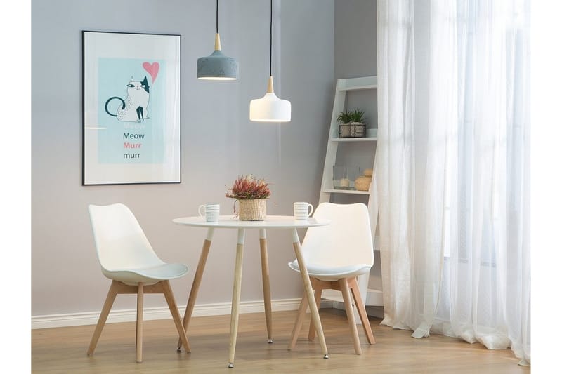 Burano Taklampe 24 cm, Hvit