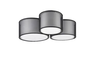 Burton Taklampe 3-os E27 Mattsvart - Belysning - Innendørsbelysning & Lamper - Soveromslampe - Taklampe soverom