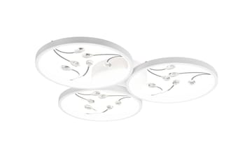 Groovy LED-Taklampe 3-os Matthvit/Krom - Belysning - Innendørsbelysning & Lamper - Soveromslampe - Taklampe soverom