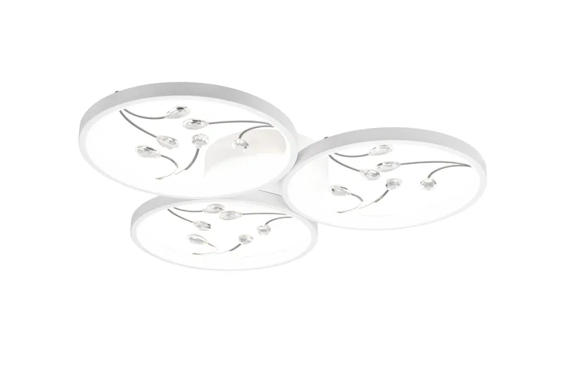 Groovy LED-Taklampe 3-os Matthvit/Krom