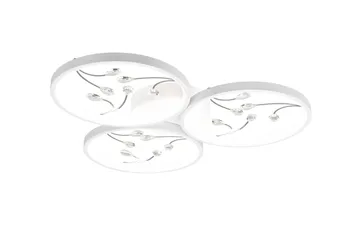 Groovy LED-Taklampe 3-os Matthvit/Krom - Belysning - Innendørsbelysning & Lamper - Soveromslampe - Taklampe soverom