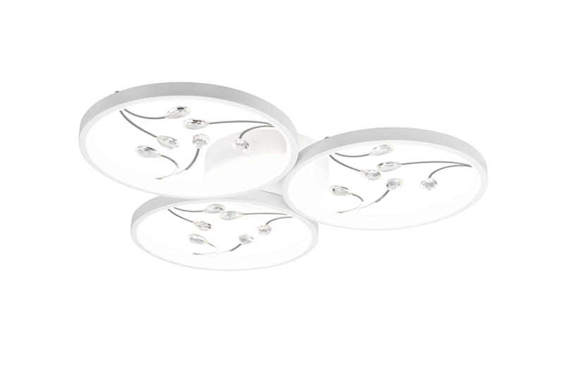 Groovy LED-Taklampe 3-os Matthvit/Krom