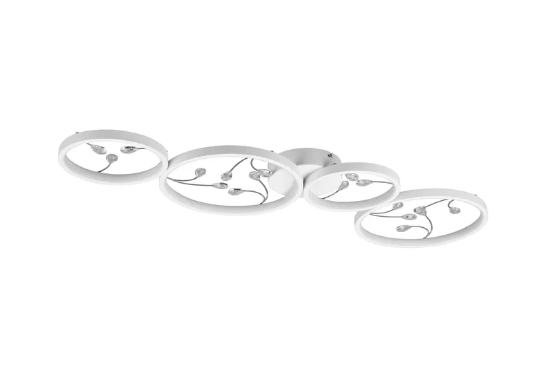 Groovy LED-Taklampe 4-os Matthvit/Krom - Belysning - Innendørsbelysning & Lamper - Soveromslampe - Taklampe soverom