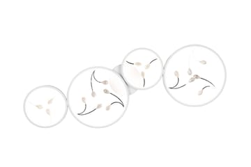 Groovy LED-Taklampe 4-os Matthvit/Krom - Belysning - Innendørsbelysning & Lamper - Soveromslampe - Taklampe soverom