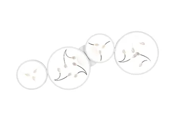 Groovy LED-Taklampe 4-os Matthvit/Krom - Belysning - Innendørsbelysning & Lamper - Soveromslampe - Taklampe soverom