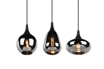 Lumina Pendellampe 3-os E14 Mattsvart - Belysning - Innendørsbelysning & Lamper - Soveromslampe - Taklampe soverom