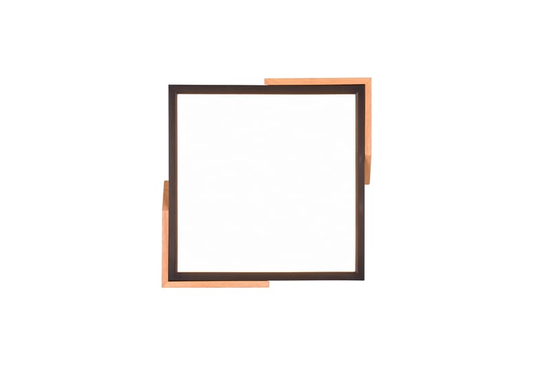 Meta LED-Taklampe Mattsvart/Tre - Belysning - Innendørsbelysning & Lamper - Soveromslampe - Taklampe soverom