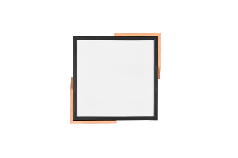 Meta LED-Taklampe Mattsvart/Tre - Belysning - Innendørsbelysning & Lamper - Soveromslampe - Taklampe soverom