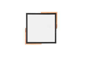 Meta LED-Taklampe Mattsvart/Tre - Belysning - Innendørsbelysning & Lamper - Soveromslampe - Taklampe soverom