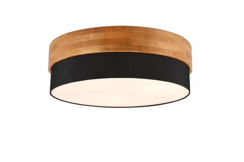 Seasons Taklampe 50 cm E14 Svart/Tre